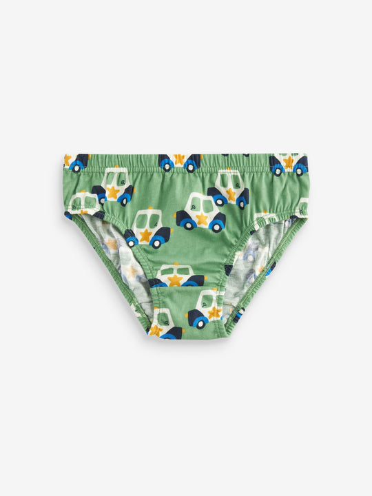 Bright Primary Print Briefs 10 Pack (1.5-10yrs)
