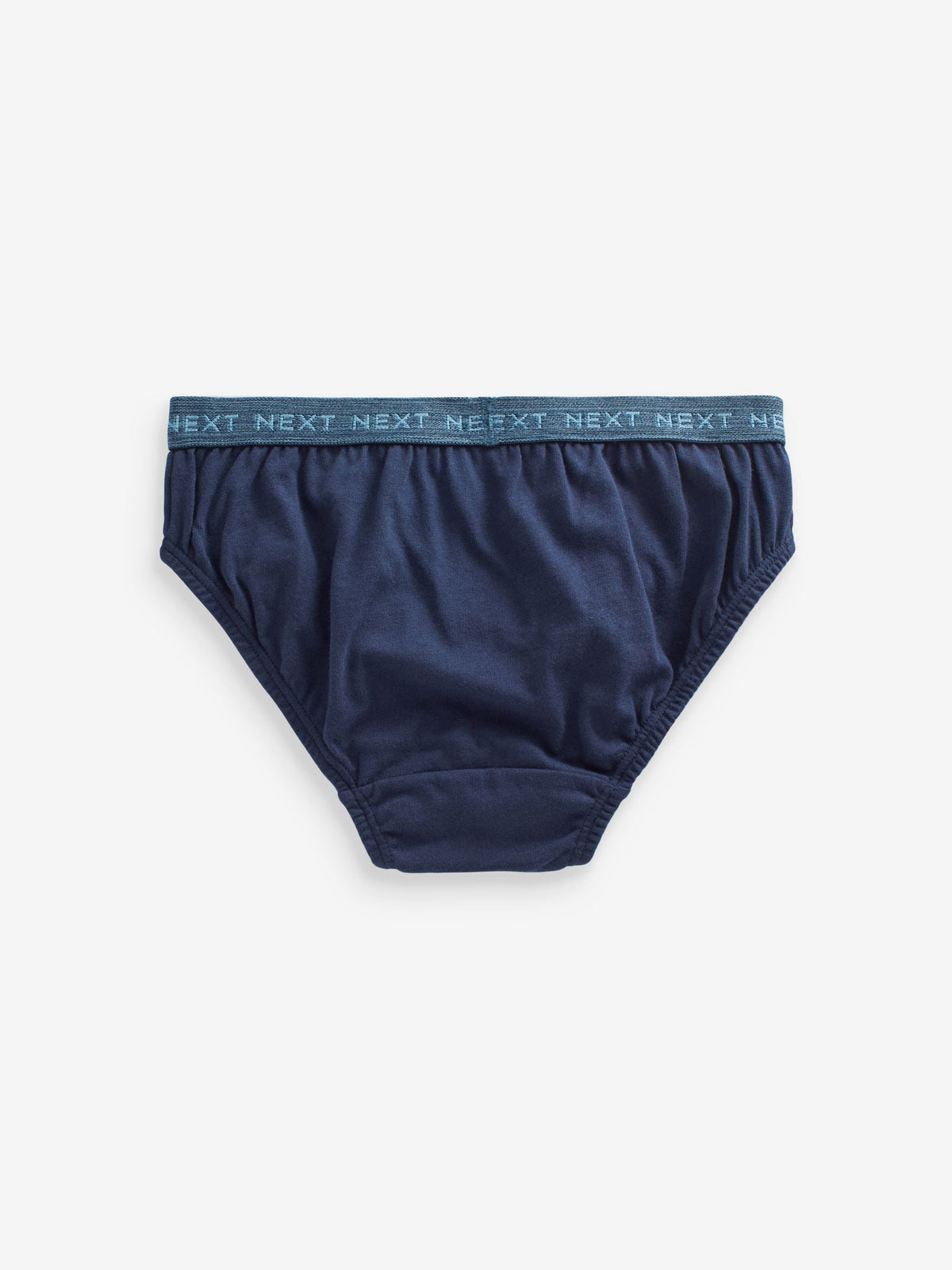 Blue Jacquard waistband 100% Cotton Briefs 5 Pack (1.5-16yrs)