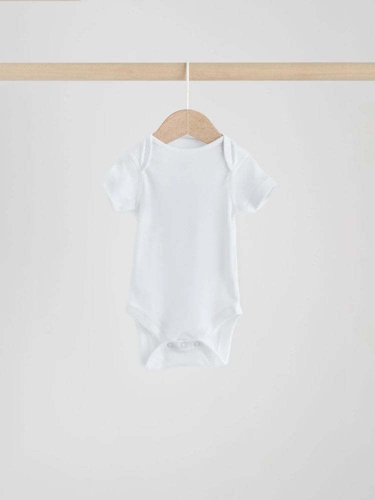 White Kind To Skin Baby Bodysuits 3 Pack
