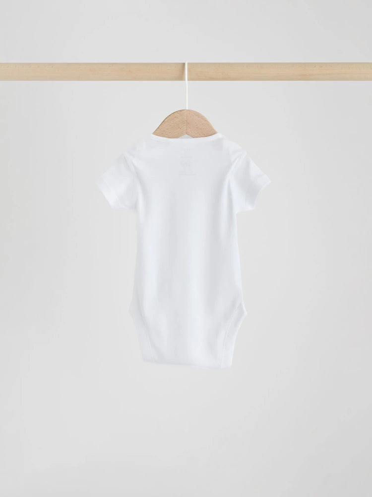 White Kind To Skin Baby Bodysuits 3 Pack