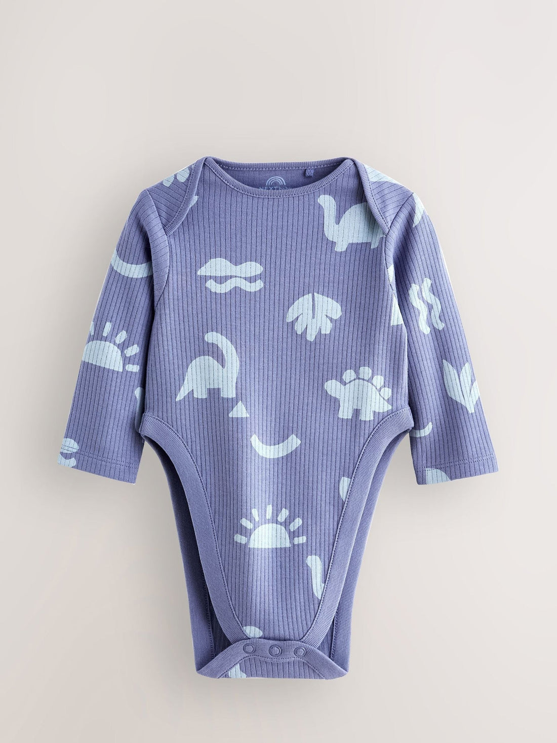 Blue Baby Hip Dysplasia Long Sleeve Bodysuits 3 Pack