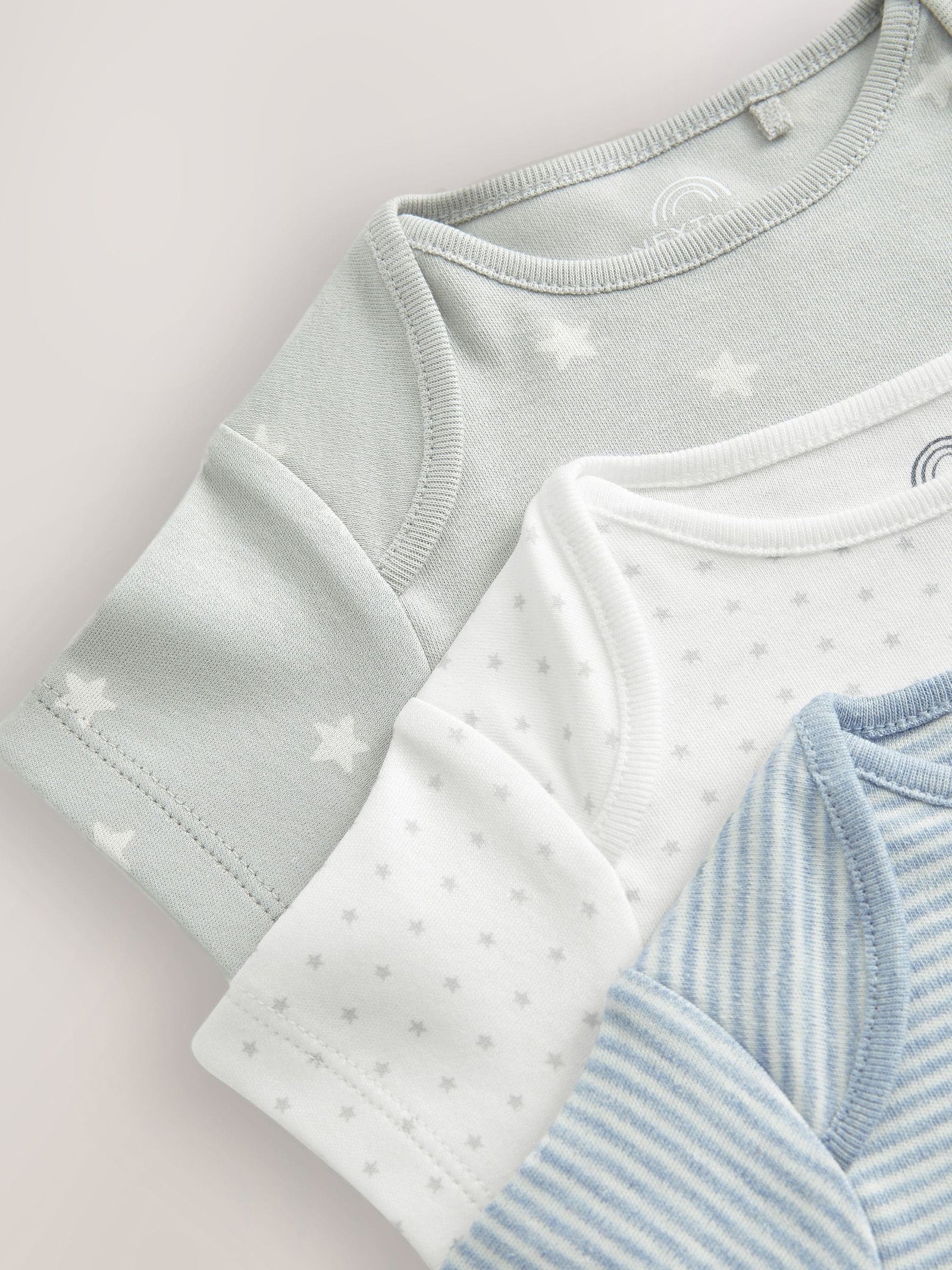 Blue Star Baby Hip Dysplasia Short Sleeve Bodysuits 3 Pack