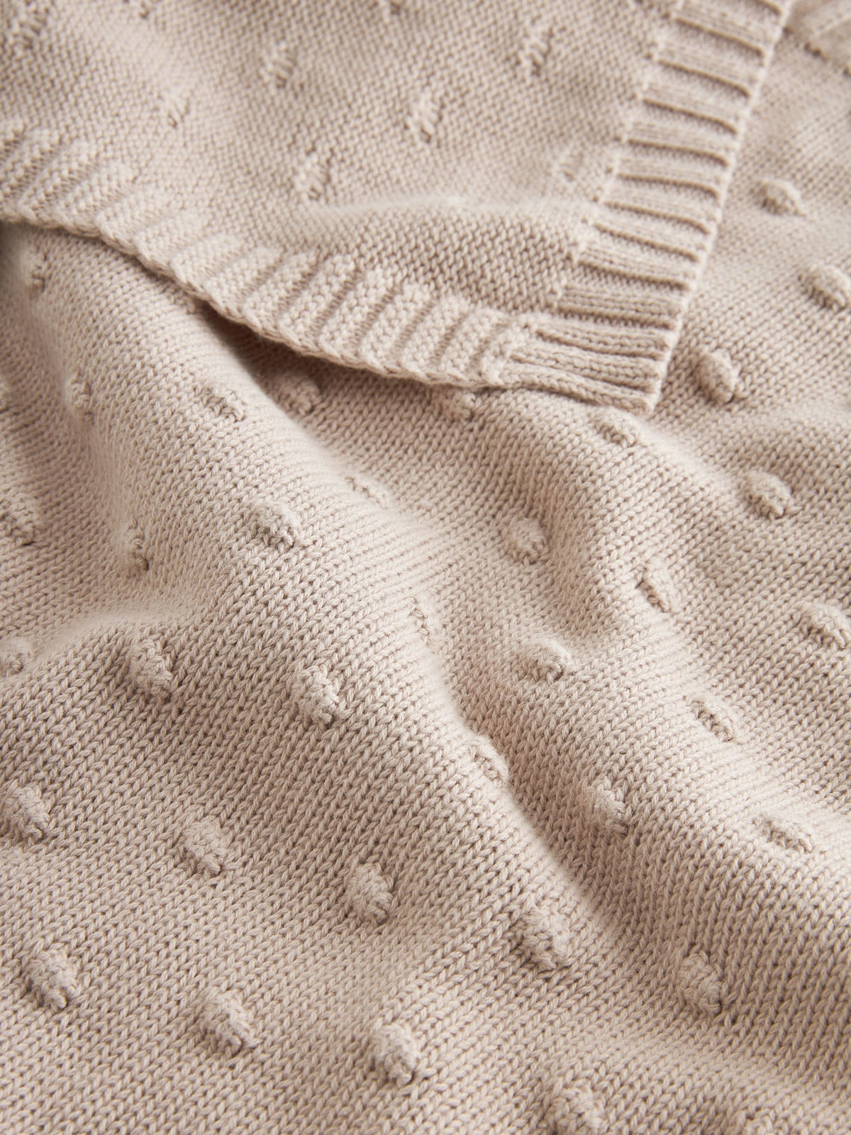 Mink Brown Bobble Blanket