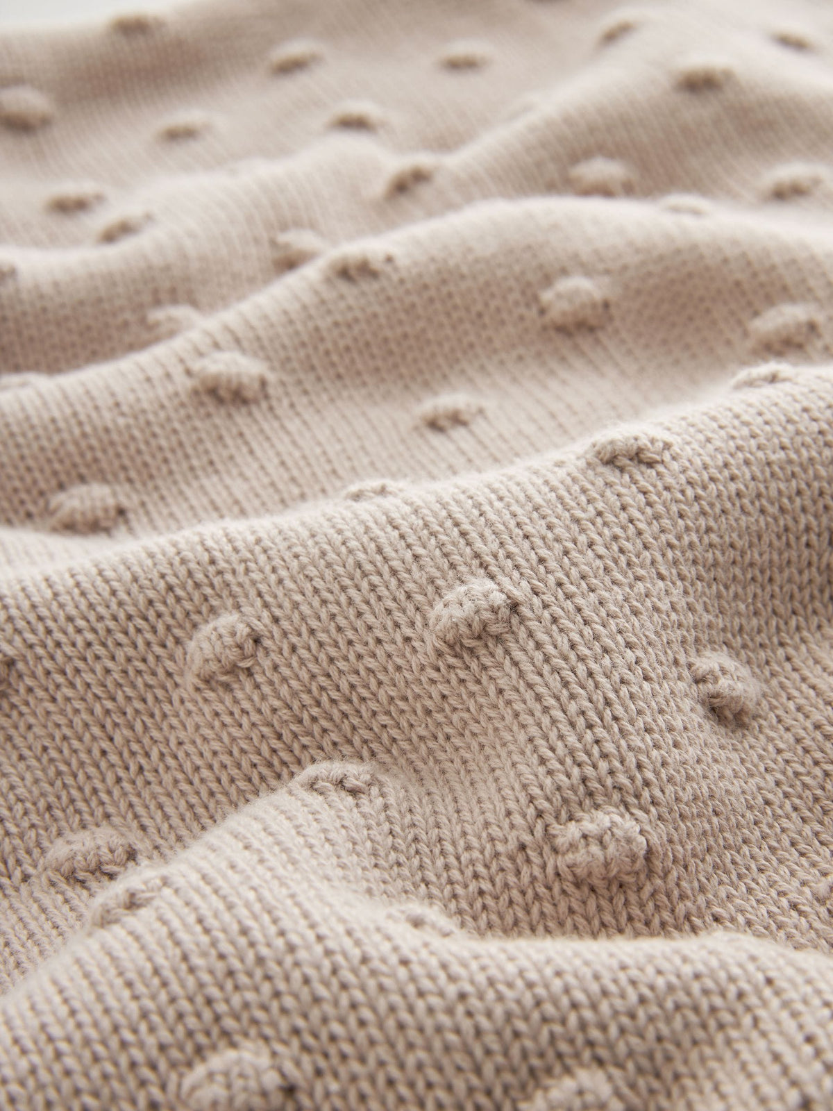 Mink Brown Bobble Blanket