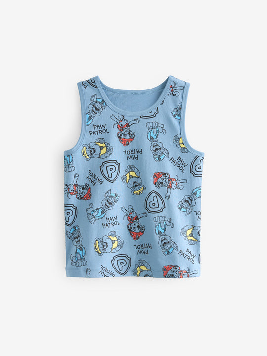 Paw Patrol 100% Cotton Vests 3 Pack (1.5-8yrs)