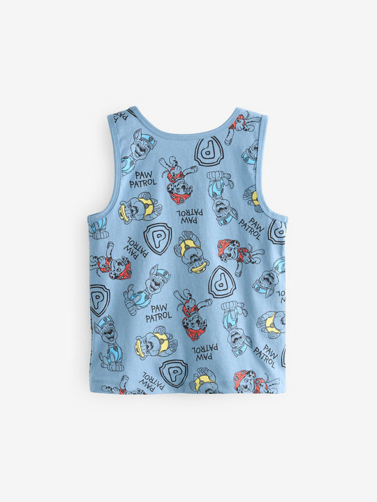 Paw Patrol 100% Cotton Vests 3 Pack (1.5-8yrs)