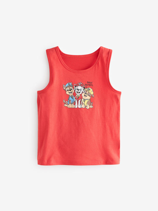 Paw Patrol 100% Cotton Vests 3 Pack (1.5-8yrs)