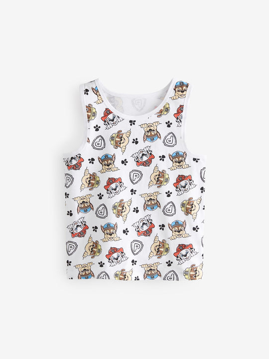 Paw Patrol 100% Cotton Vests 3 Pack (1.5-8yrs)