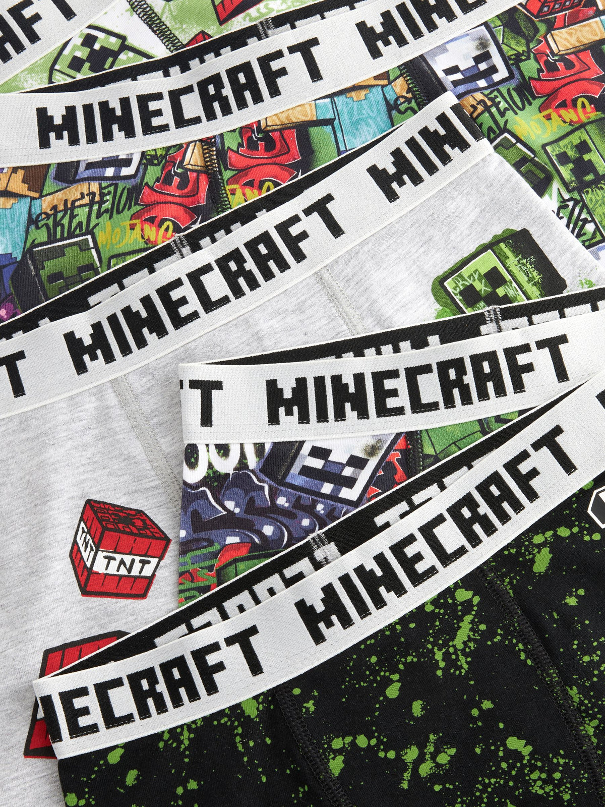 Minecraft Trunks 5 Pack (3-16yrs)