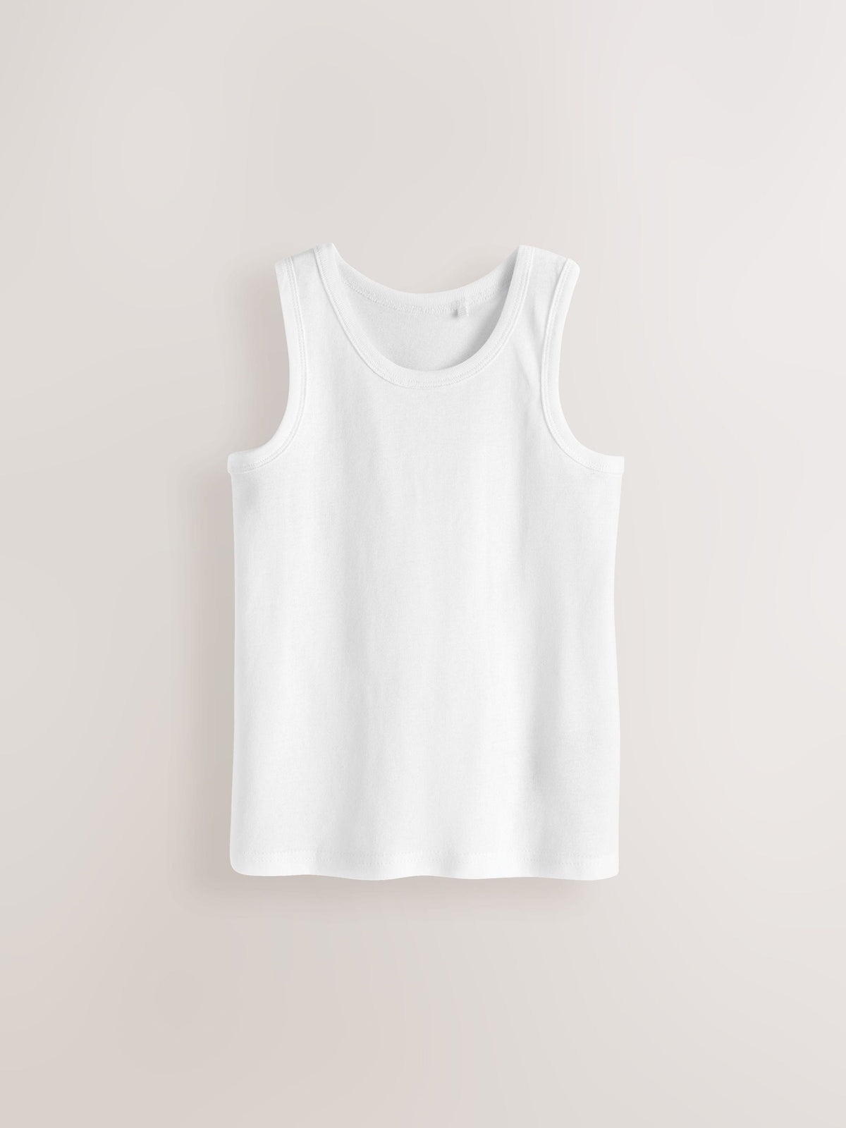 White Vests 5 Pack (1.5-16yrs)