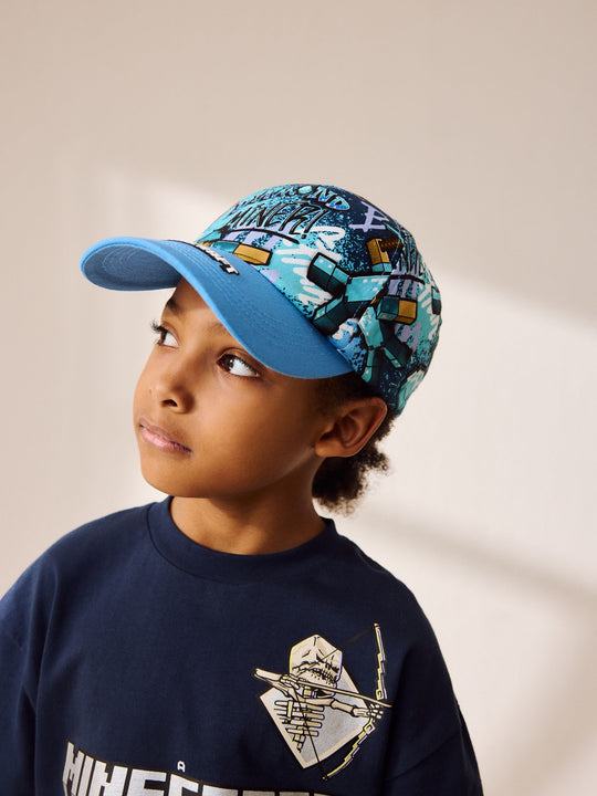 Minecraft Grafitti Cotton Cap (3-16yrs)