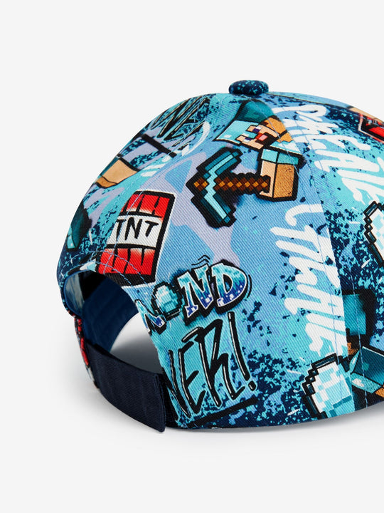 Minecraft Grafitti Cotton Cap (3-16yrs)