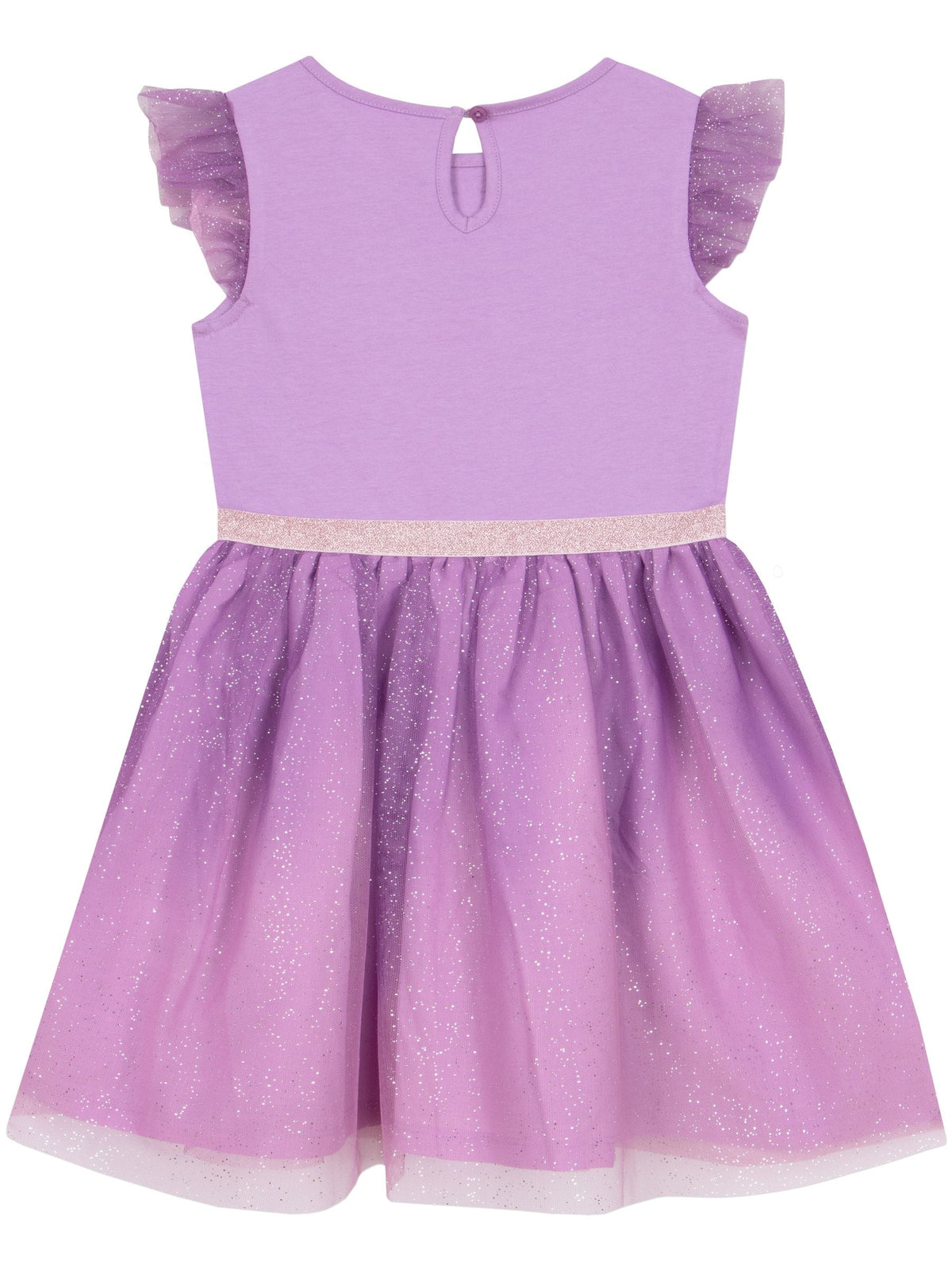 Character Purple Peppa Pig 100% Cotton Party Dress