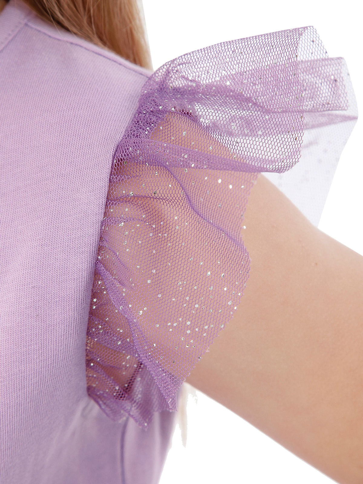 Character Purple Peppa Pig 100% Cotton Party Dress