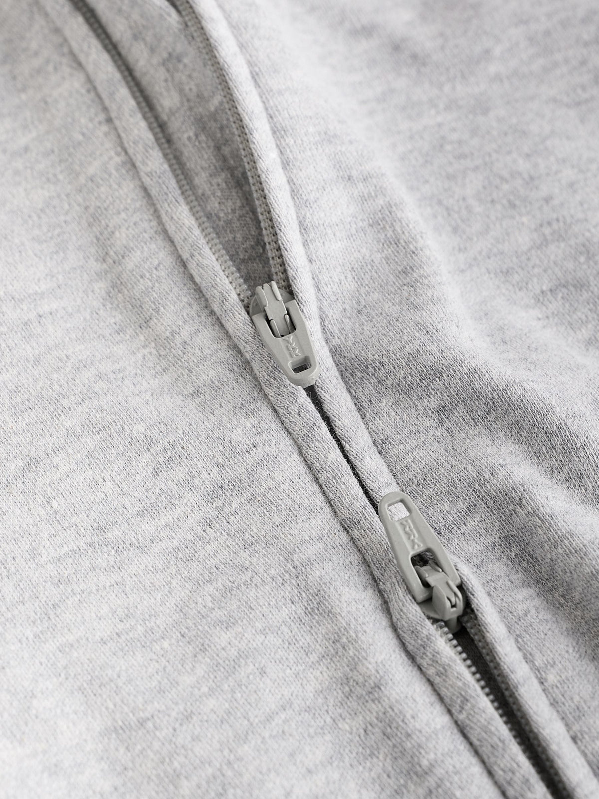 Grey Essential Zipped 100% Cotton Baby Sleepsuits 3 Pack (0-3yrs)