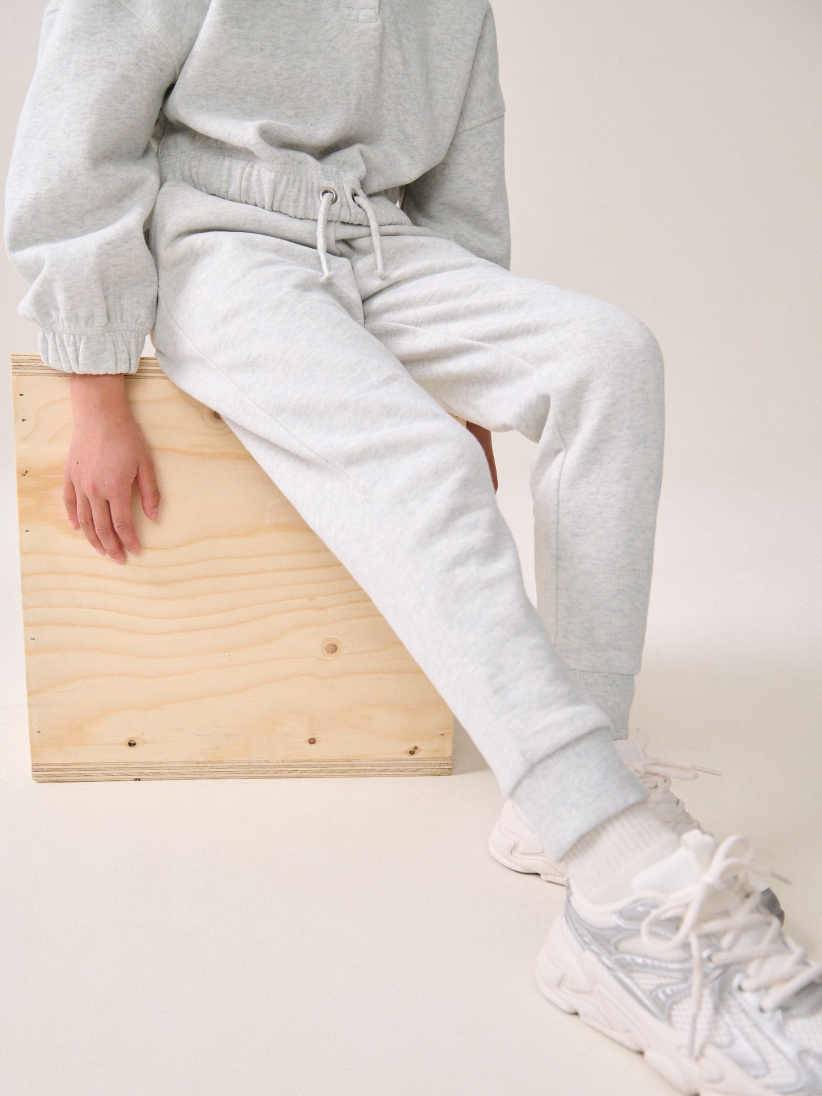 Grey Soft Jersey Regular Fit Joggers (3-16yrs)