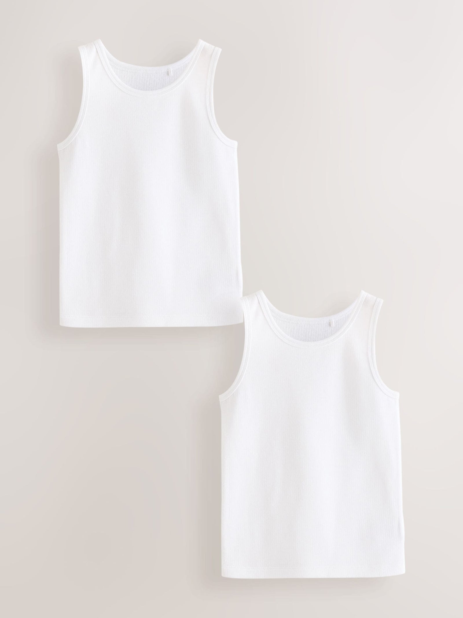 White Thermal Vests 2 Pack (2-16yrs)