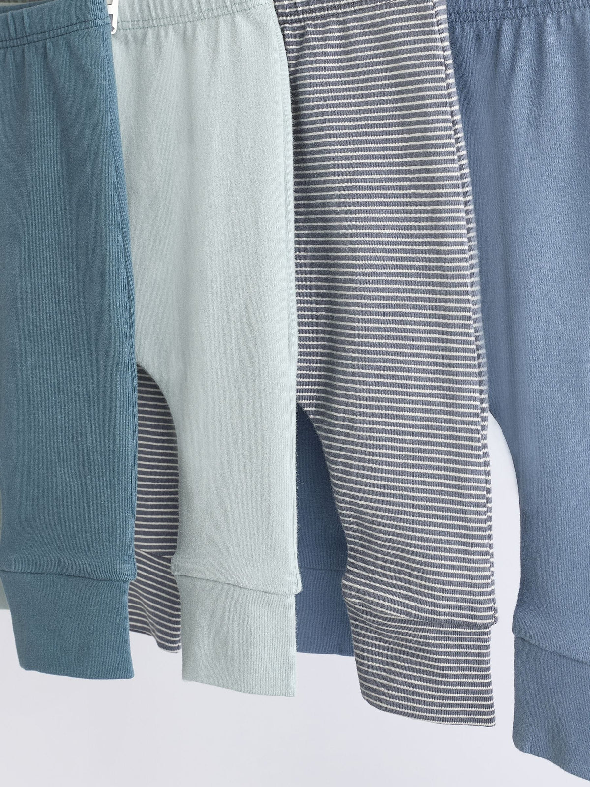 Teal Blue Baby Leggings 4 Pack (0mths-3yrs)