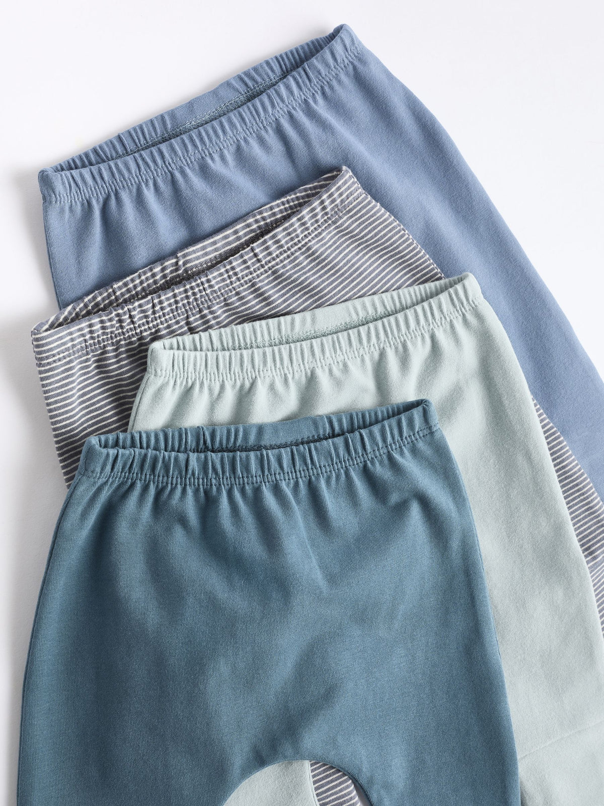 Teal Blue Baby Leggings 4 Pack (0mths-3yrs)