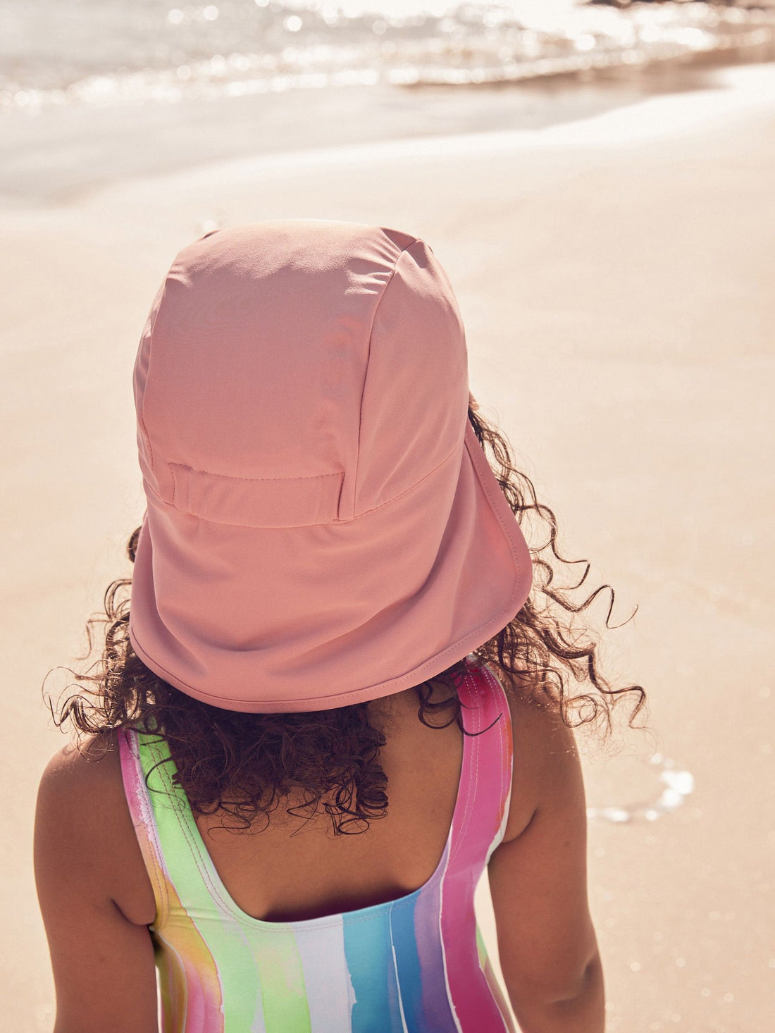 Pink Swim Legionnaire Hat (3mths-10yrs)
