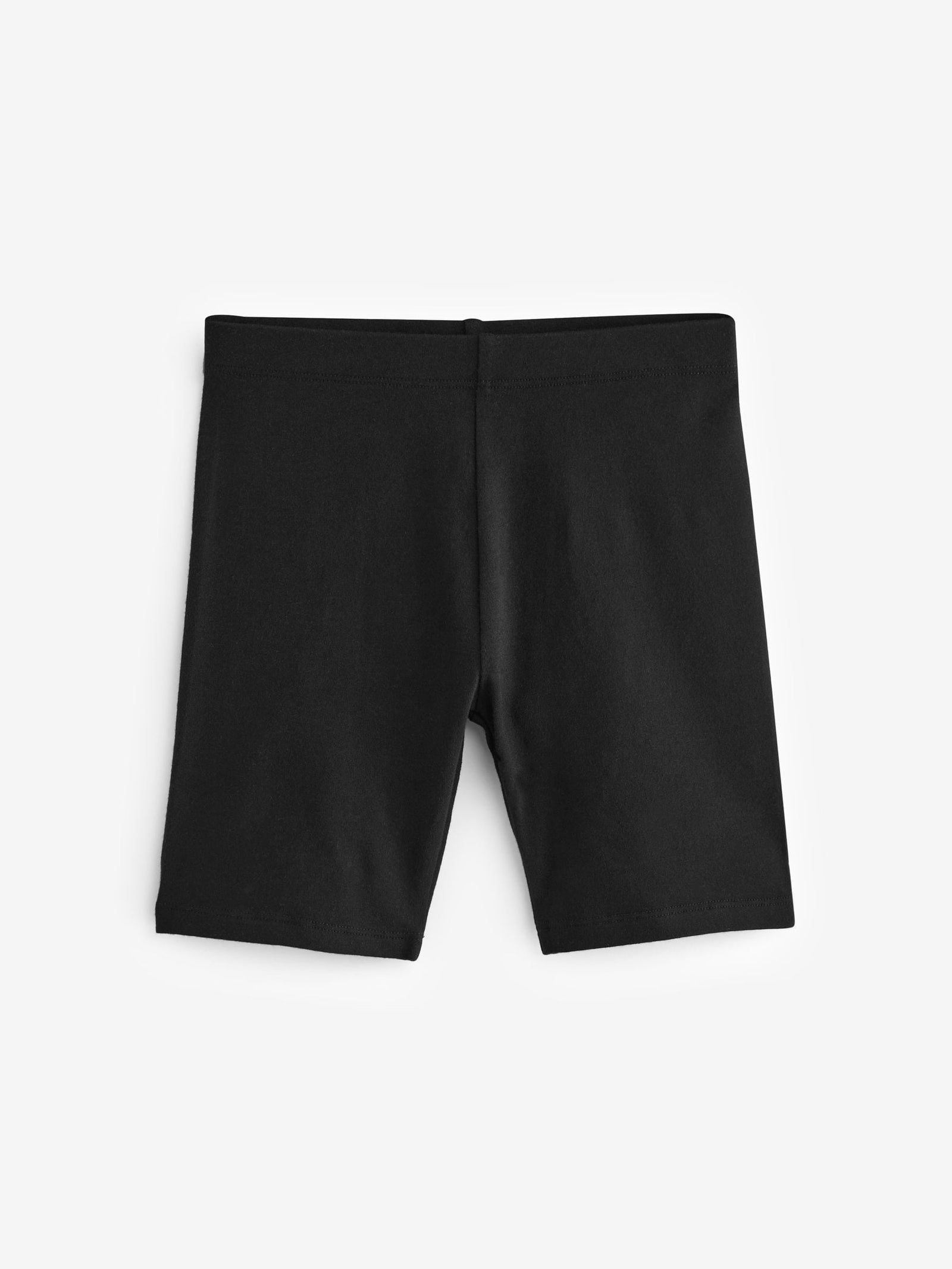 Black Longer Length 2 Pack Cotton Rich Stretch Cycle Shorts (3-16yrs)