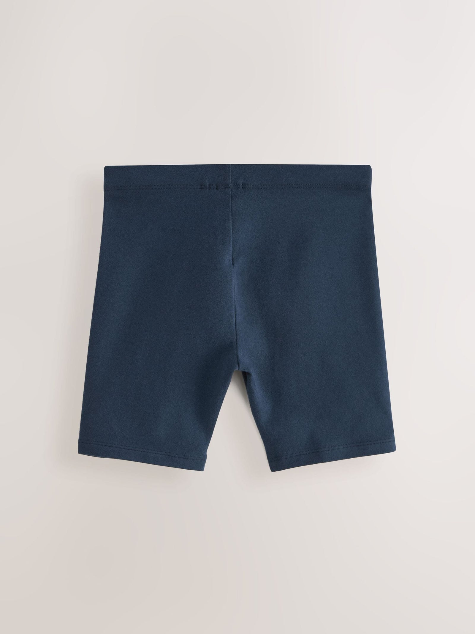 Navy Blue Longer Length 2 Pack Cotton Rich Stretch Cycle Shorts (3-16yrs)