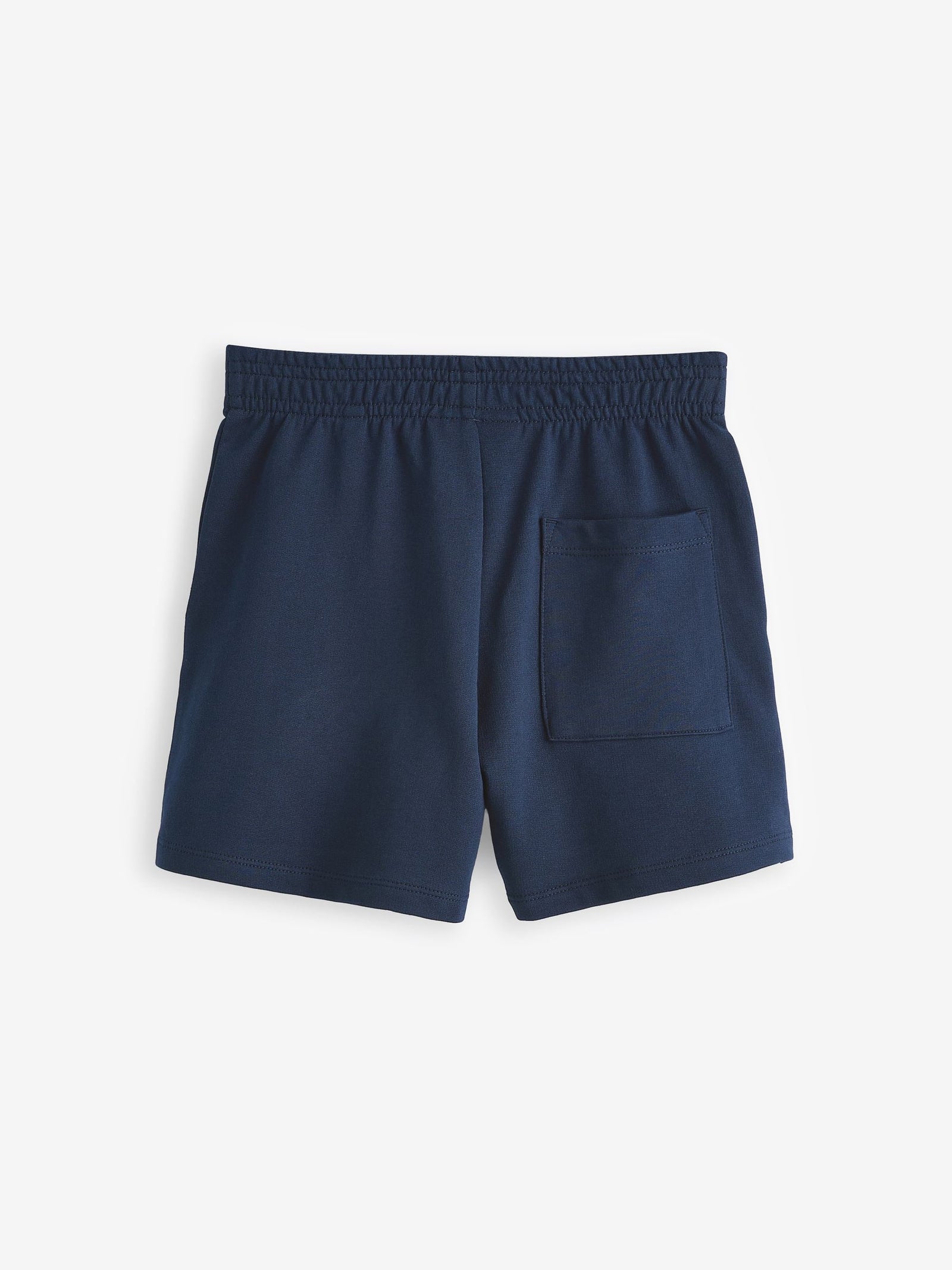 Navy 100% Cotton Drawstring Sports Shorts (3-16yrs)