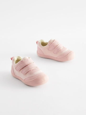 Pink Wide Fit (G) Crawler Trainers