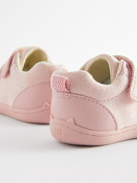 Pink Wide Fit (G) Crawler Trainers