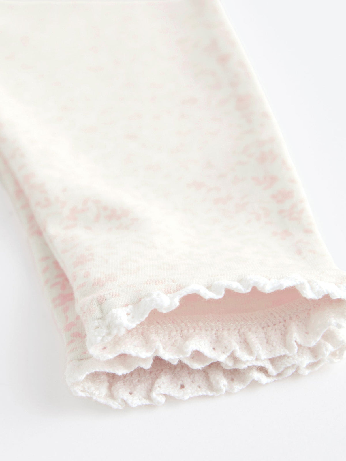 White/Pink Baby Leggings 4 Pack (0mths-2yrs)