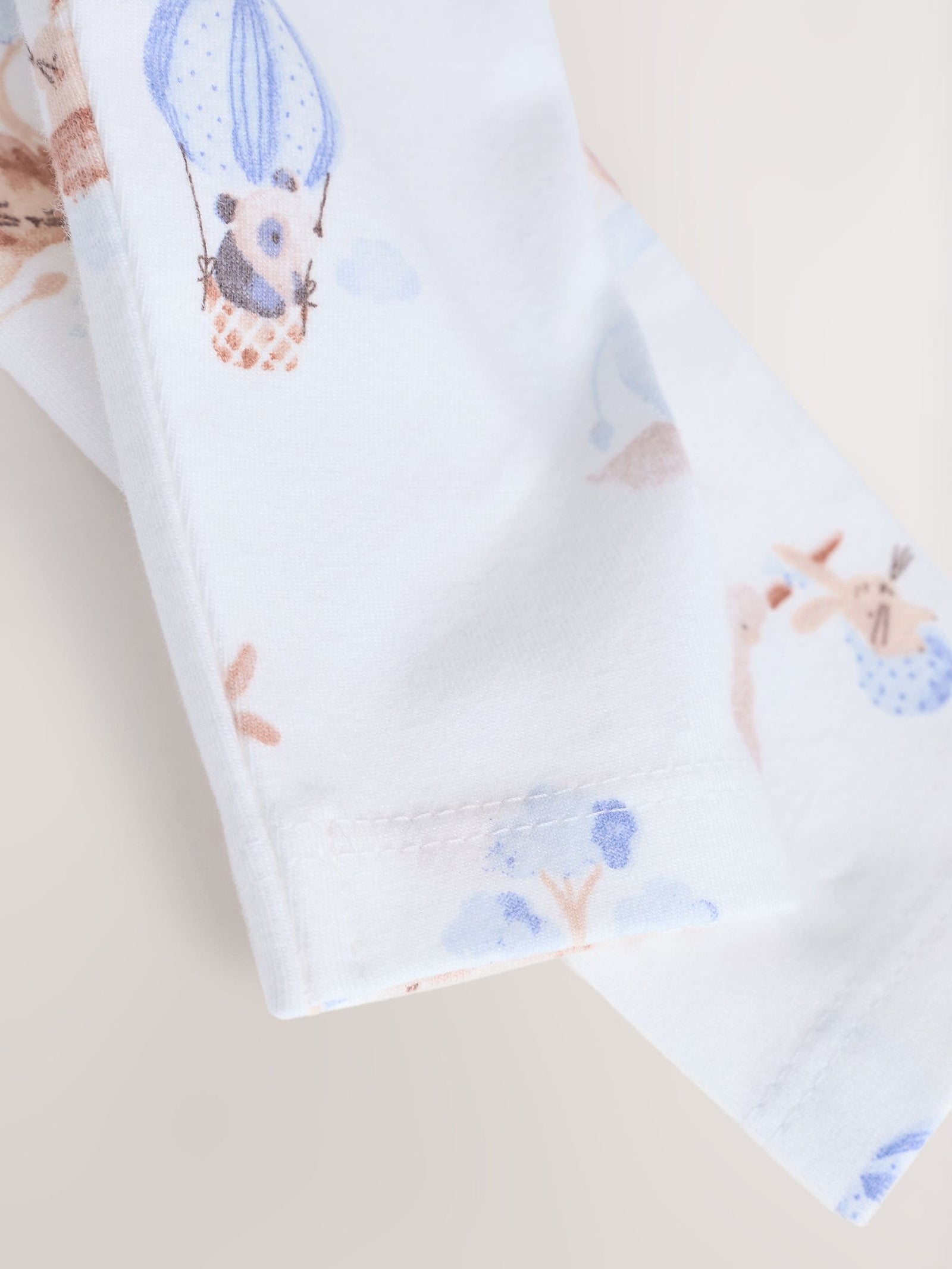 Blue Elephant Print Baby Velour Dungarees and Bodysuit Set (0mths-3yrs)
