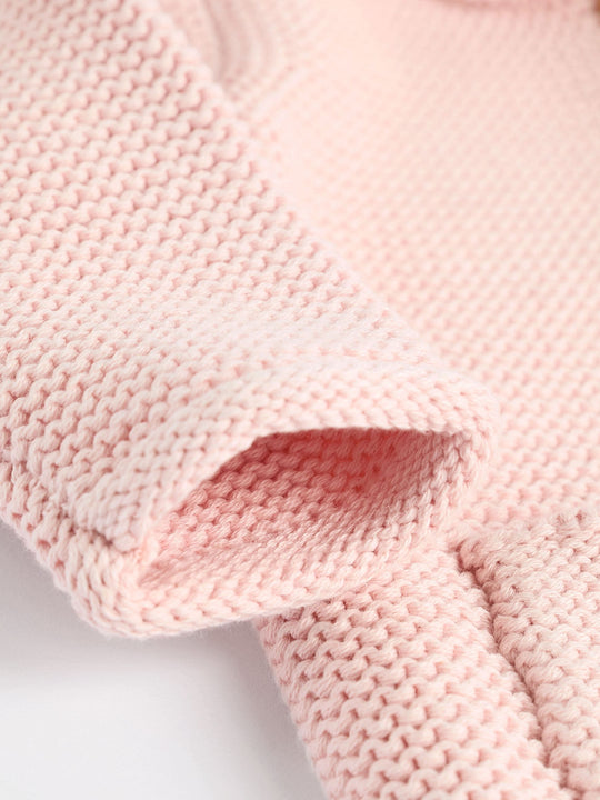 Pink Knitted Baby Cardigan (0mths-2yrs)