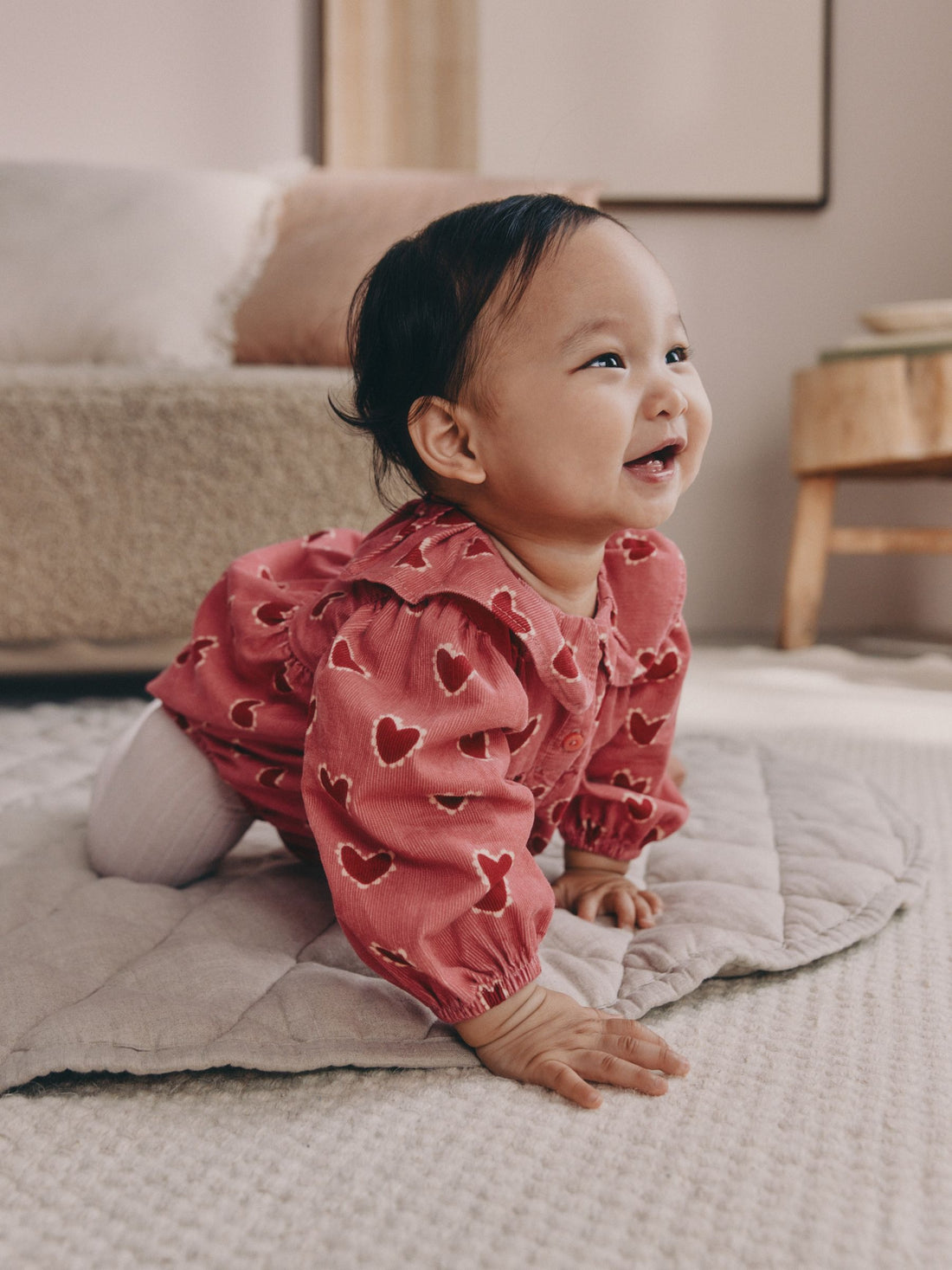 Red/Pink Heart Baby Bloomer Rompers Set 2 Piece with Tights (0mths-3yrs)