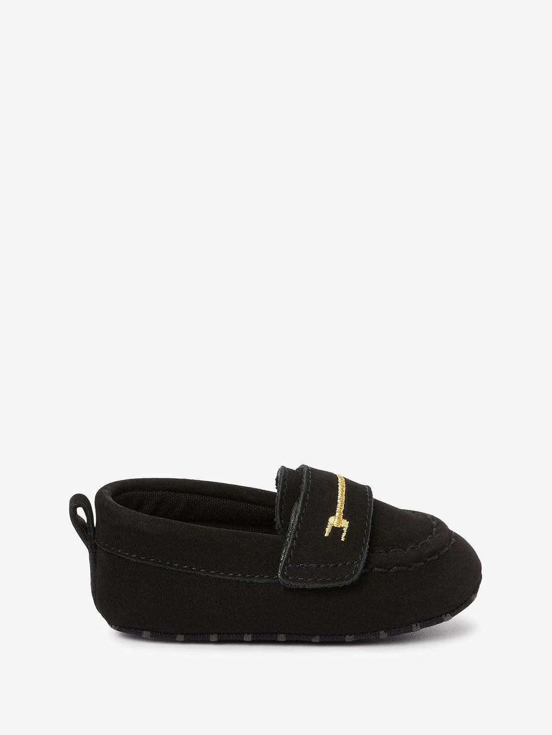 Black Snaffle Baby Shoes