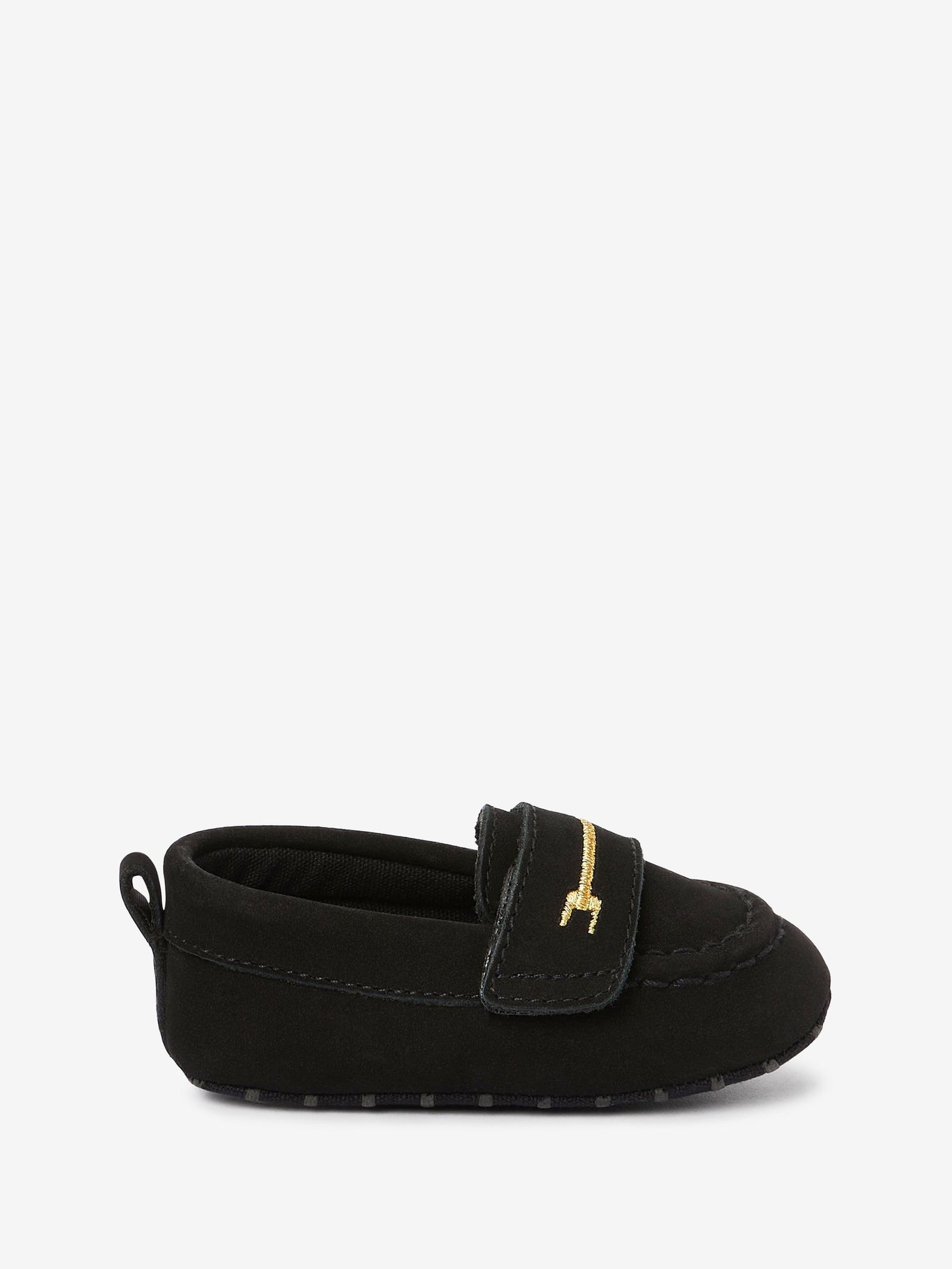 Black Snaffle Baby Shoes