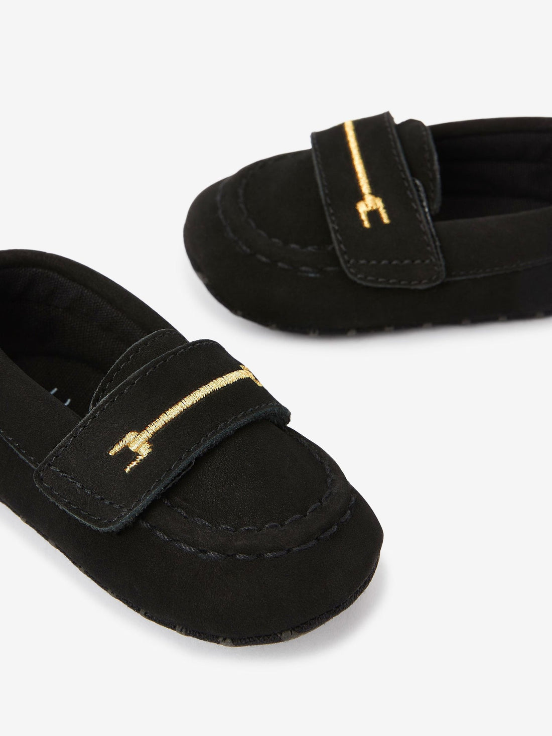 Black Snaffle Baby Shoes