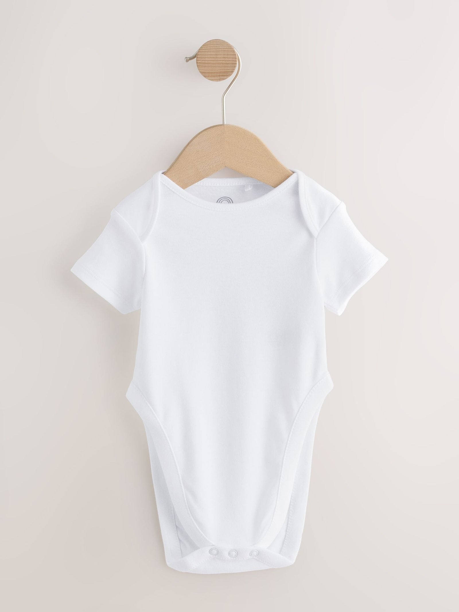 White Hip Dysplasia Short Sleeve Bodysuits 5 Pack