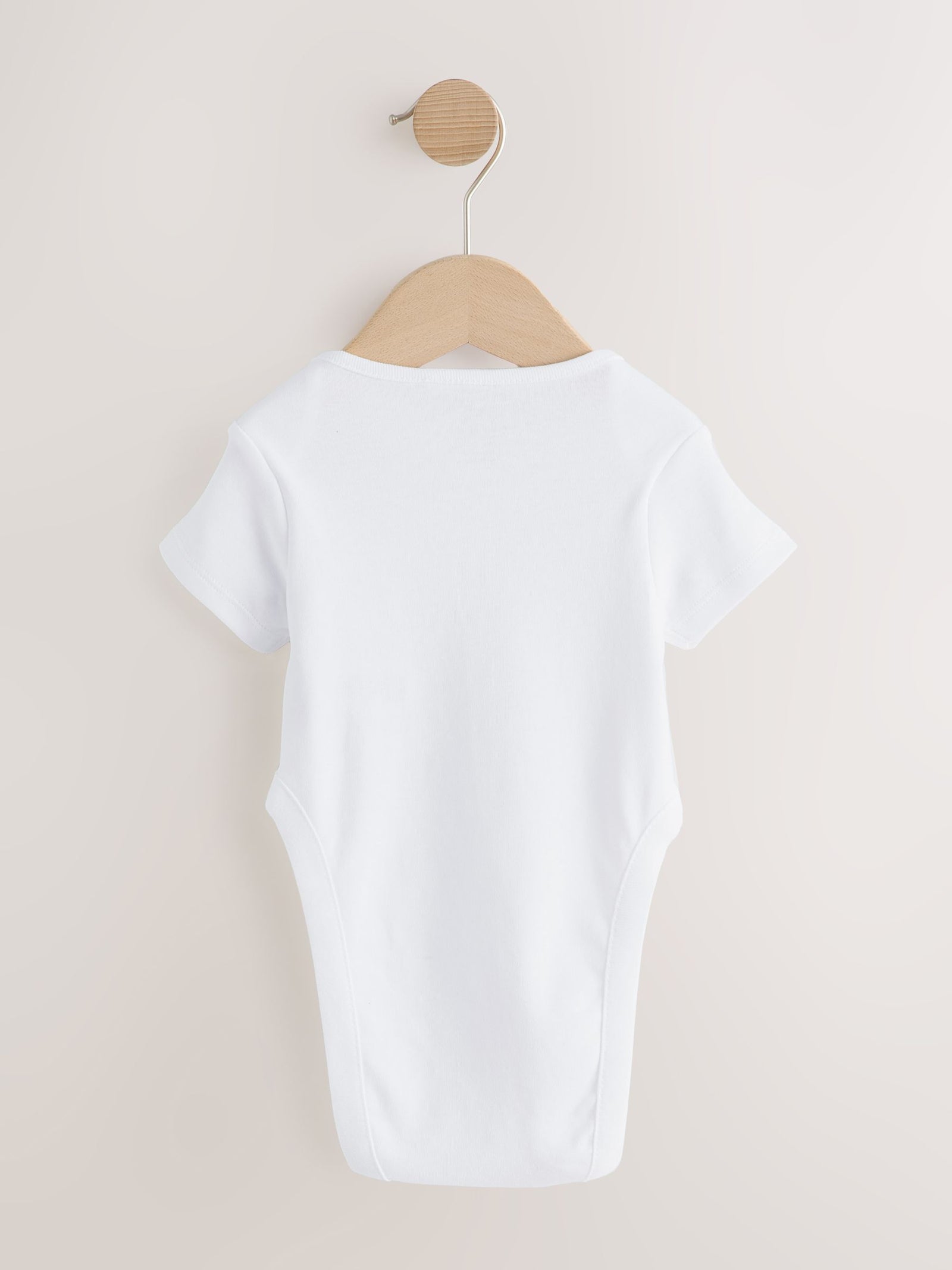 White Hip Dysplasia Short Sleeve Bodysuits 5 Pack