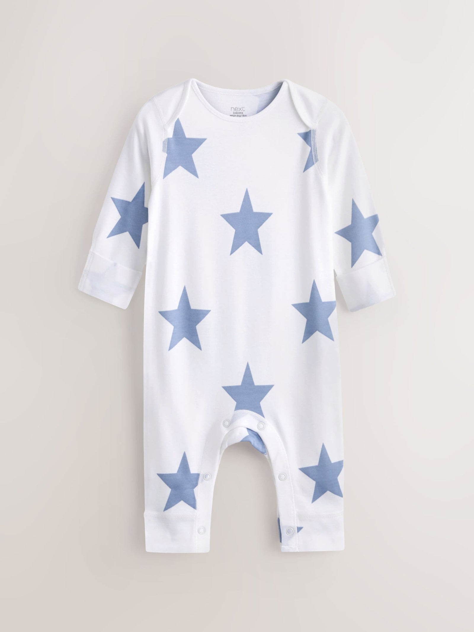 Blue Star Baby Kind To Skin Sleepsuits 2 Pack (0-2yrs)