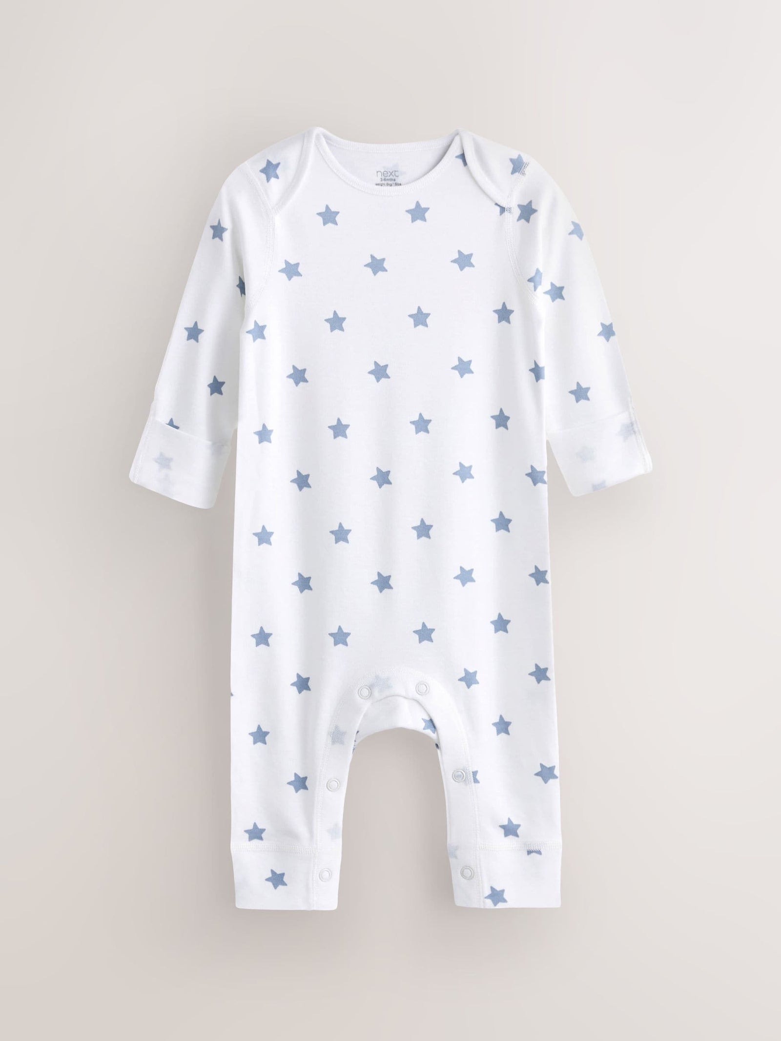 Blue Star Baby Kind To Skin Sleepsuits 2 Pack (0-2yrs)