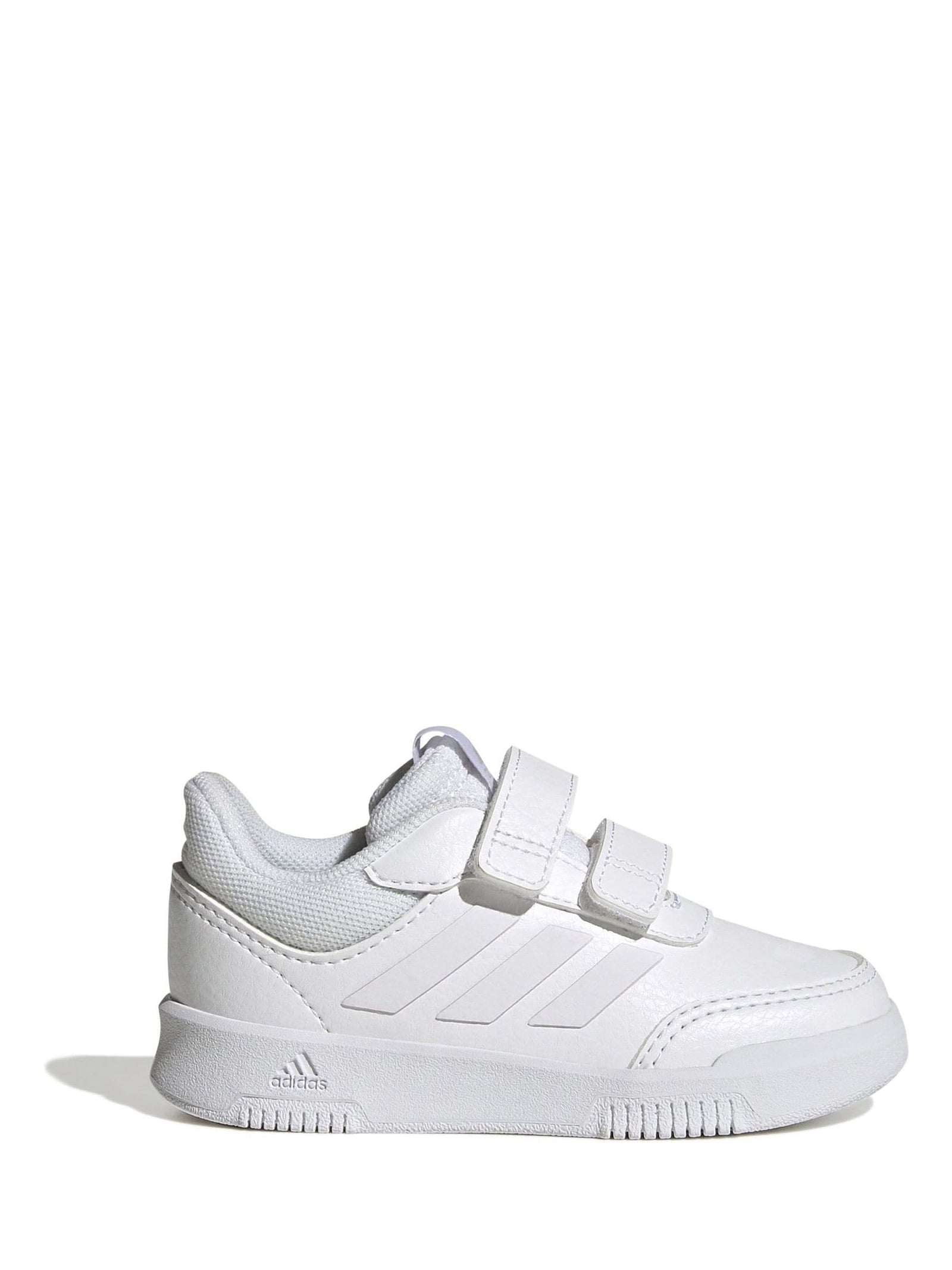 adidas White Tensaur Hook and Loop Infant Trainers
