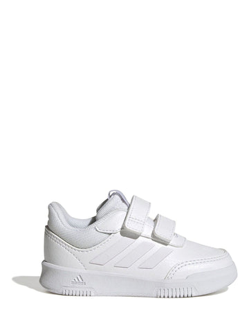 adidas White Tensaur Hook and Loop Infant Trainers