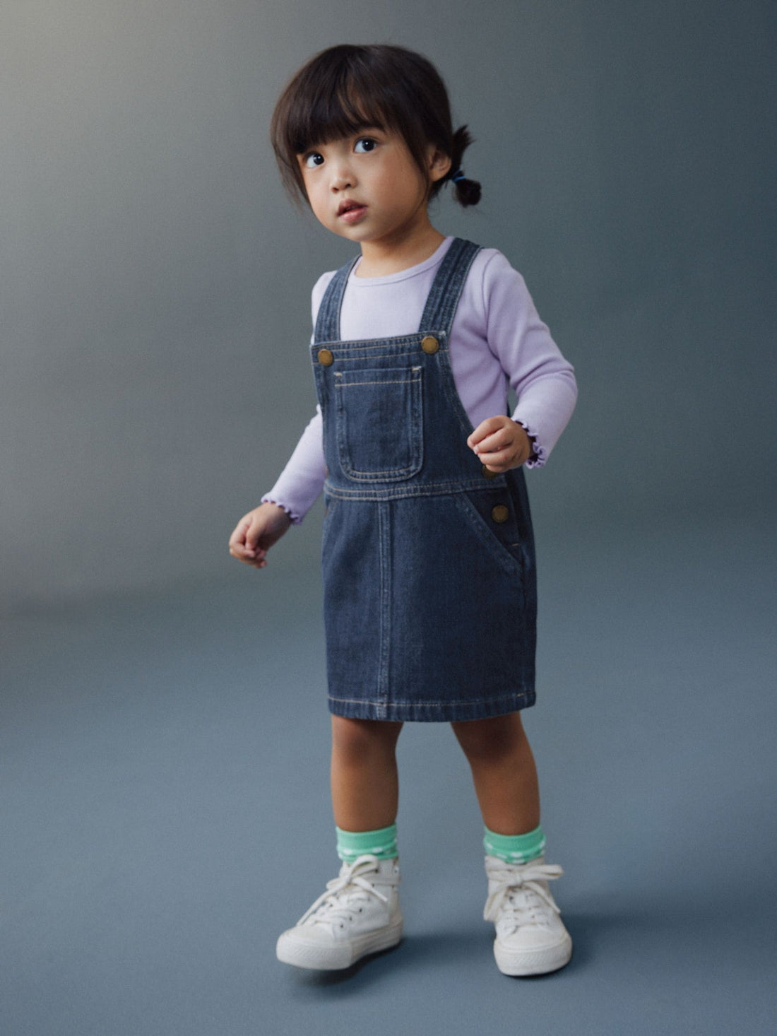 Indigo Blue Denim Pinafore Dress (3mths-8yrs)
