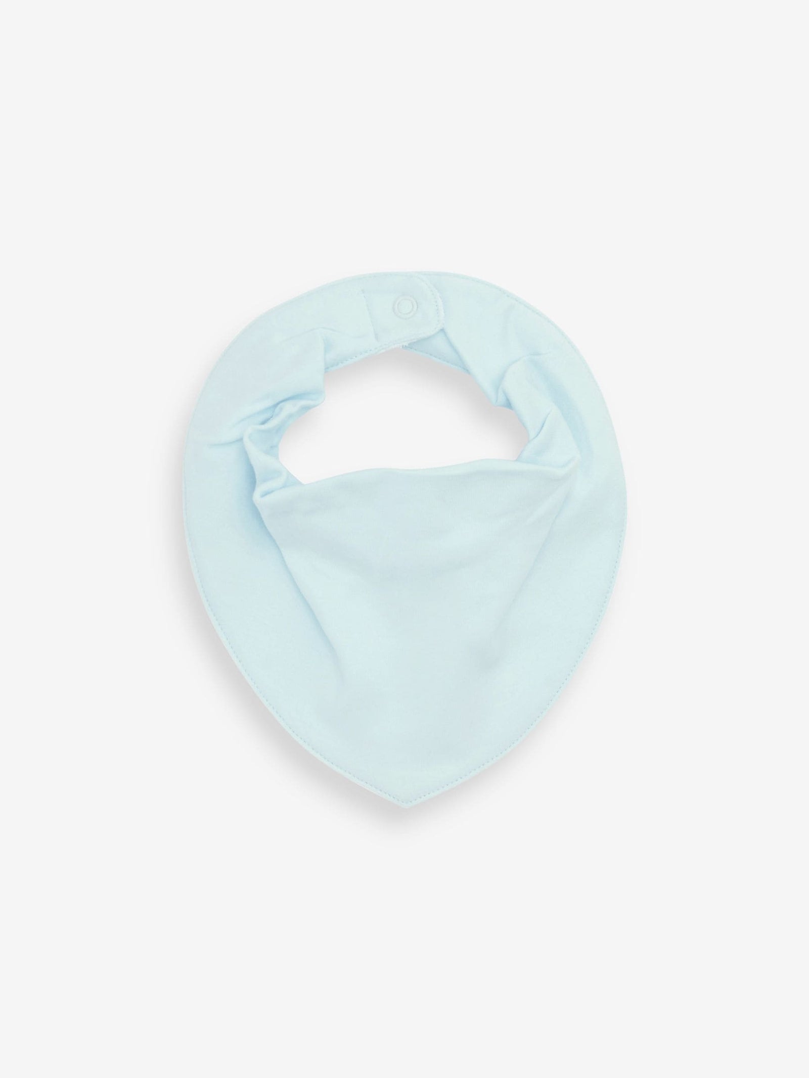 Blue 5 Pack Dribble Baby 100% Cotton Bibs