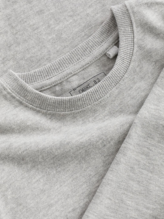 Grey Regular Fit Long Sleeve Cosy T-Shirt (3-16yrs)