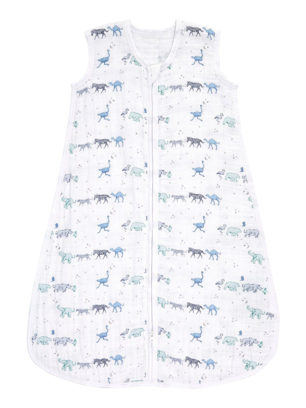 aden + anais Blue 100% Cotton Sleeping Bag