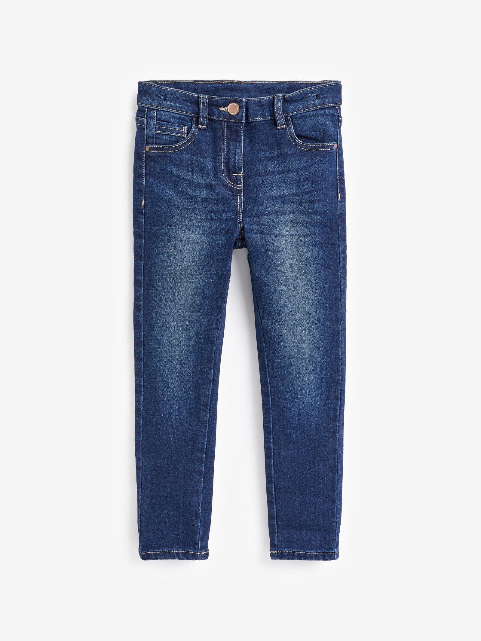 Denim Dark Wash Regular Fit Skinny Jeans (3-16yrs)