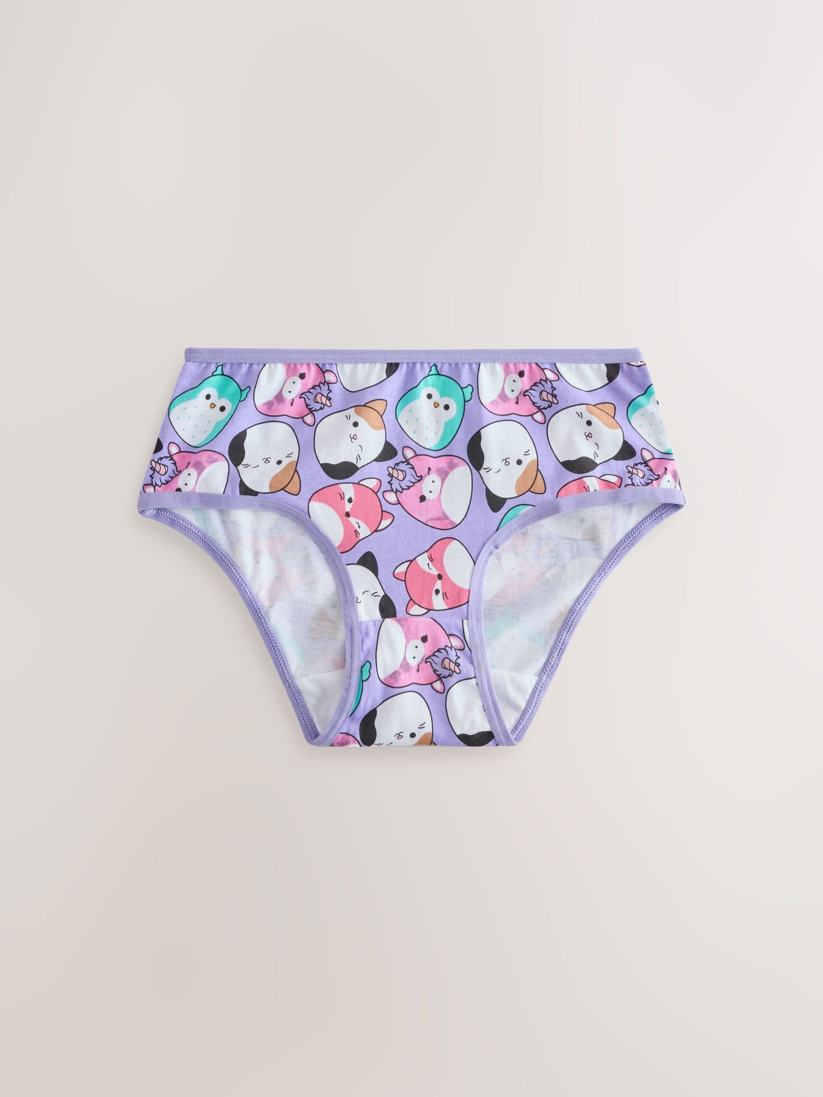 Red/Green 100% Cotton Squishmallow Briefs 5 Pack (5-14yrs)
