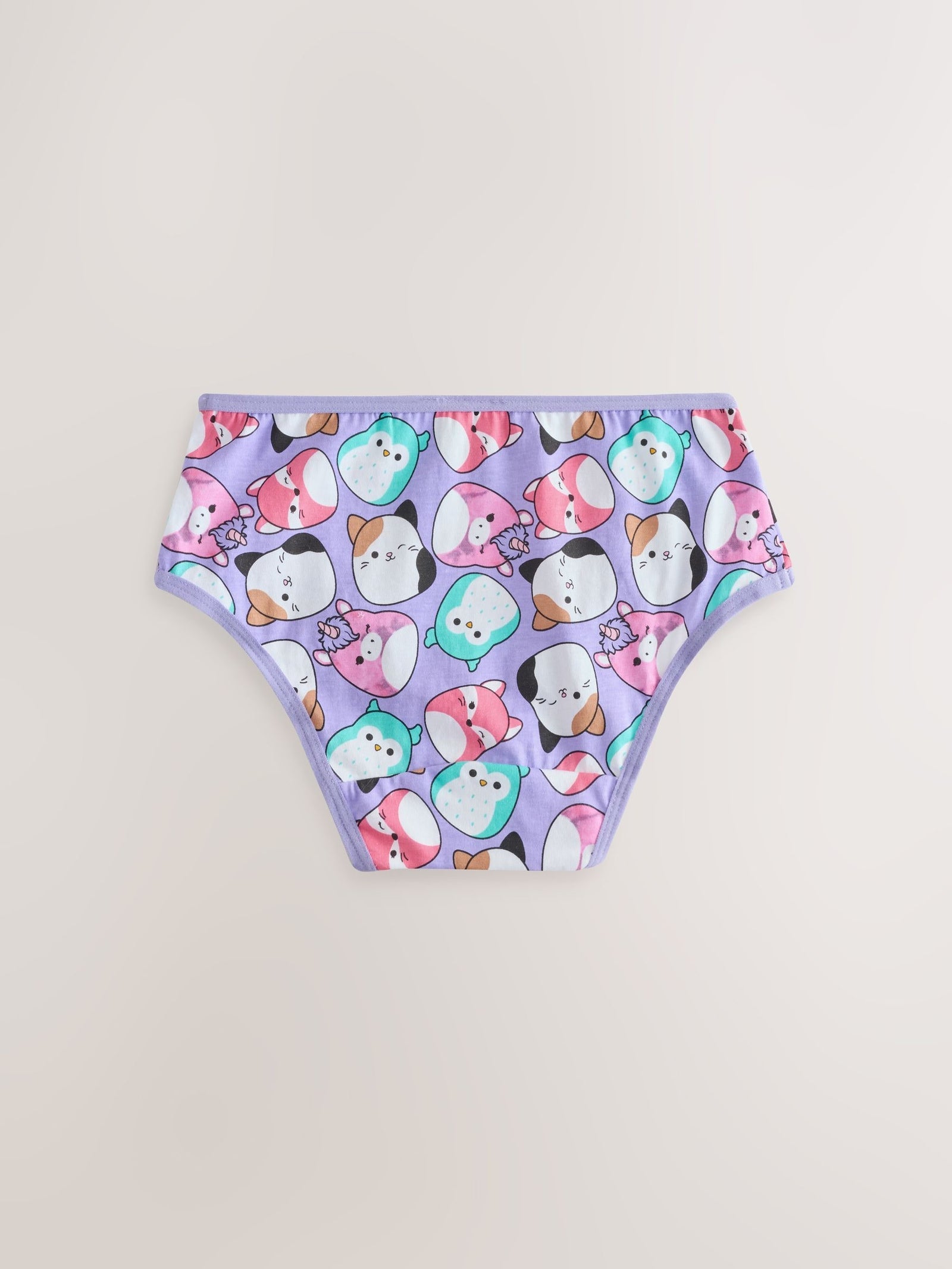 Red/Green 100% Cotton Squishmallow Briefs 5 Pack (5-14yrs)