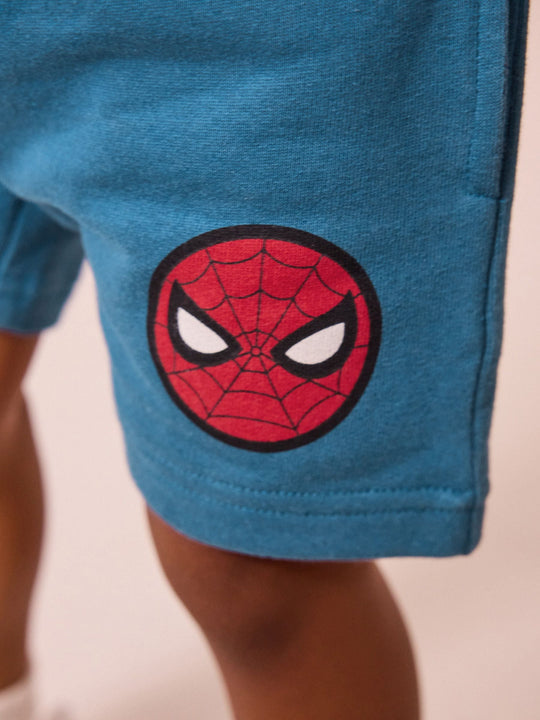 Red/Blue Spider-Man T-Shirt And Shorts Set (3mths-8yrs)
